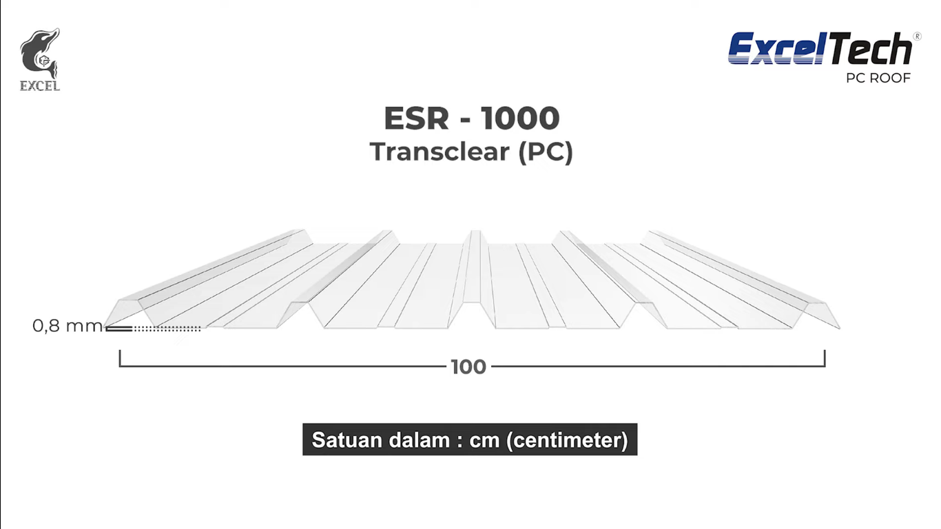exceltech transparan ESR 1000